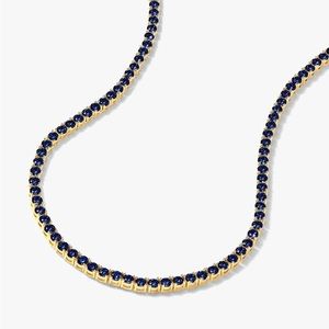 Brand New Melinda Maria Grand Heiress Tennis Necklace